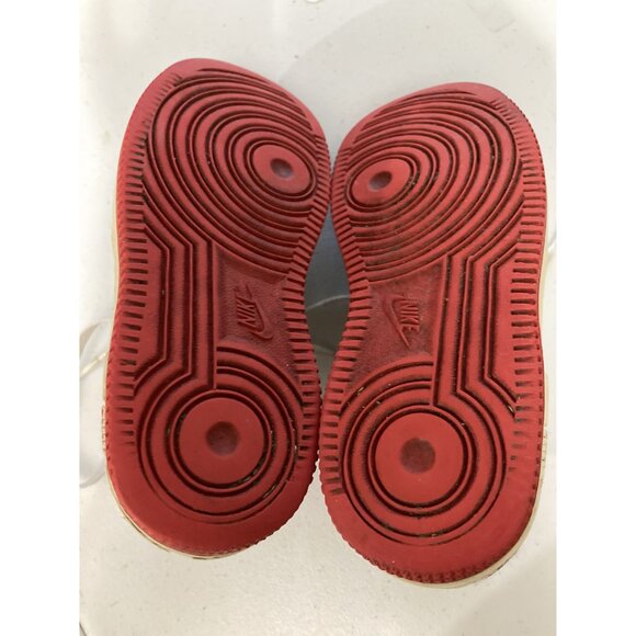 Vintage Nike Air Force 1 Low Sneakers White/Red Size 13C - Picture 8 of 8